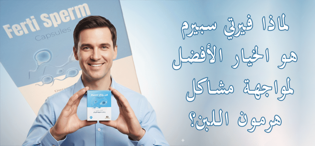 لماذا فيرتي سبيرم هو الخيار الأفضل لمواجهة مشاكل هرمون اللبن